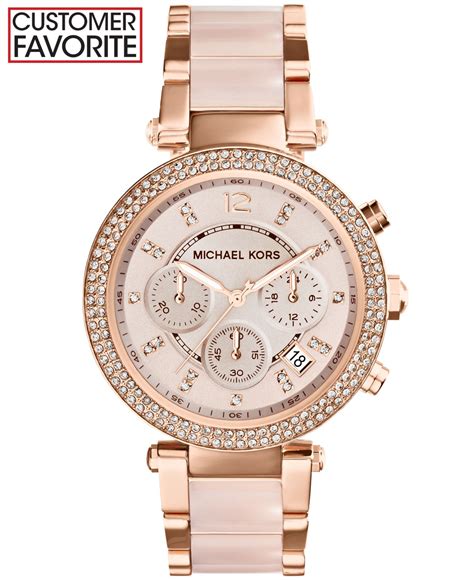 michael kors rose gold watch womens amazon|michael kors watch mk5896.